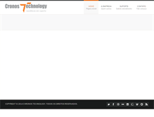 Tablet Screenshot of cronos.net.br