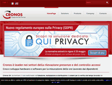 Tablet Screenshot of cronos.eu