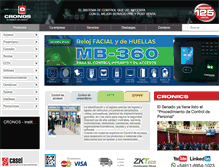 Tablet Screenshot of cronos.com.ar